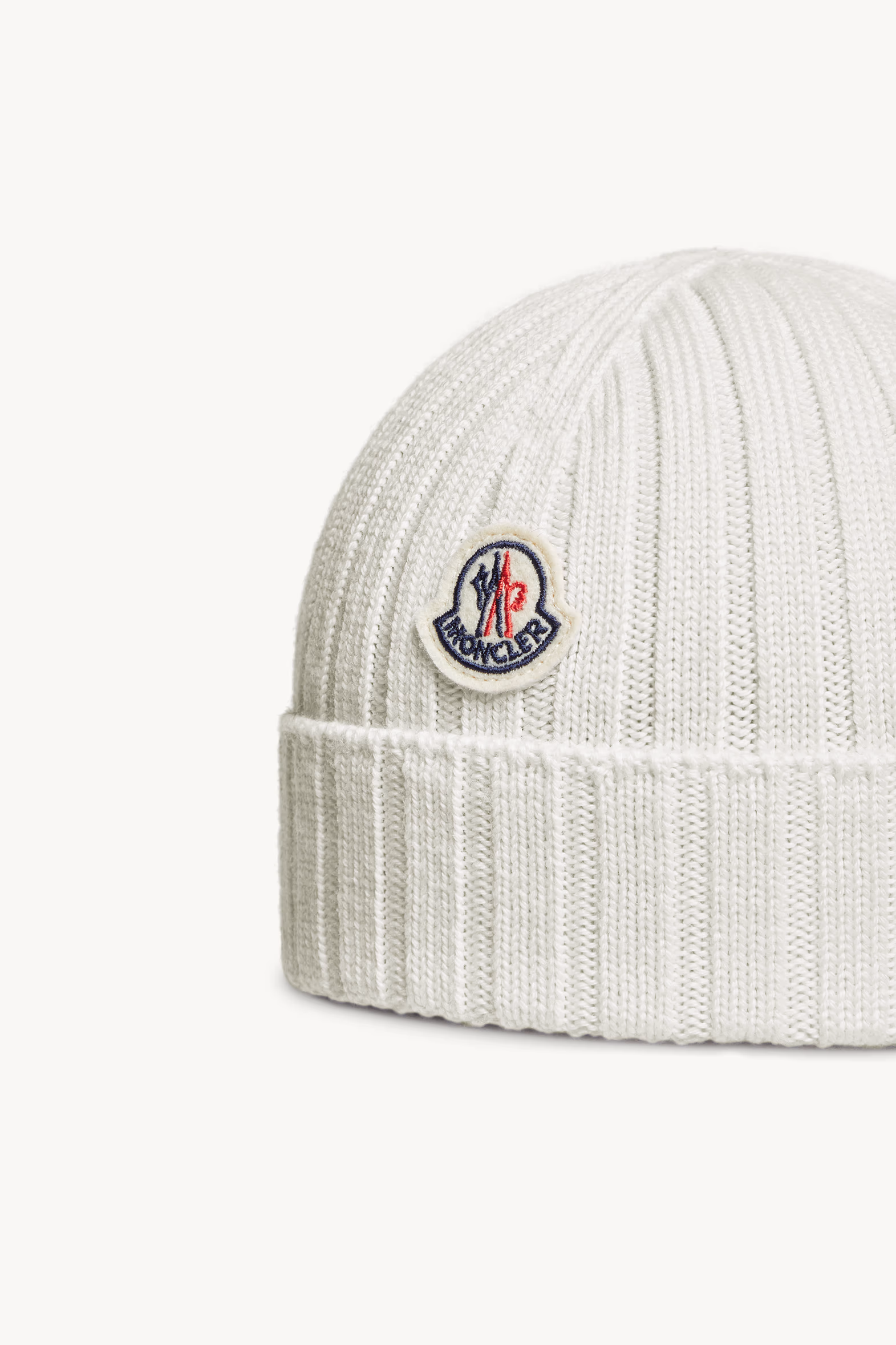 Wool Beanie Gender Neutral White Moncler 2